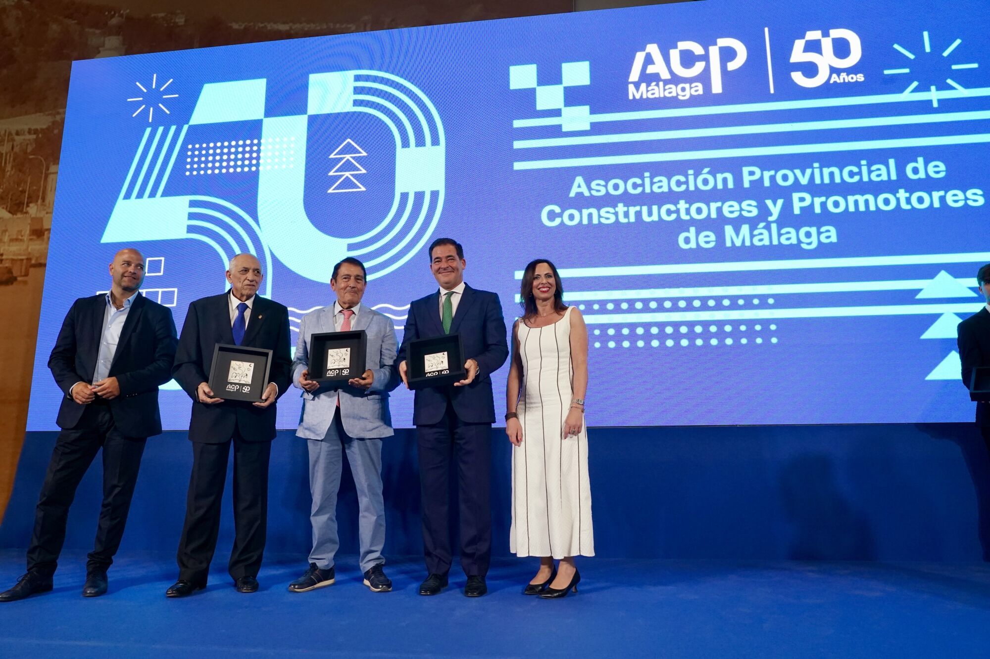La ACP de Málaga celebra sus 50 años con un homenaje a sus empresarios