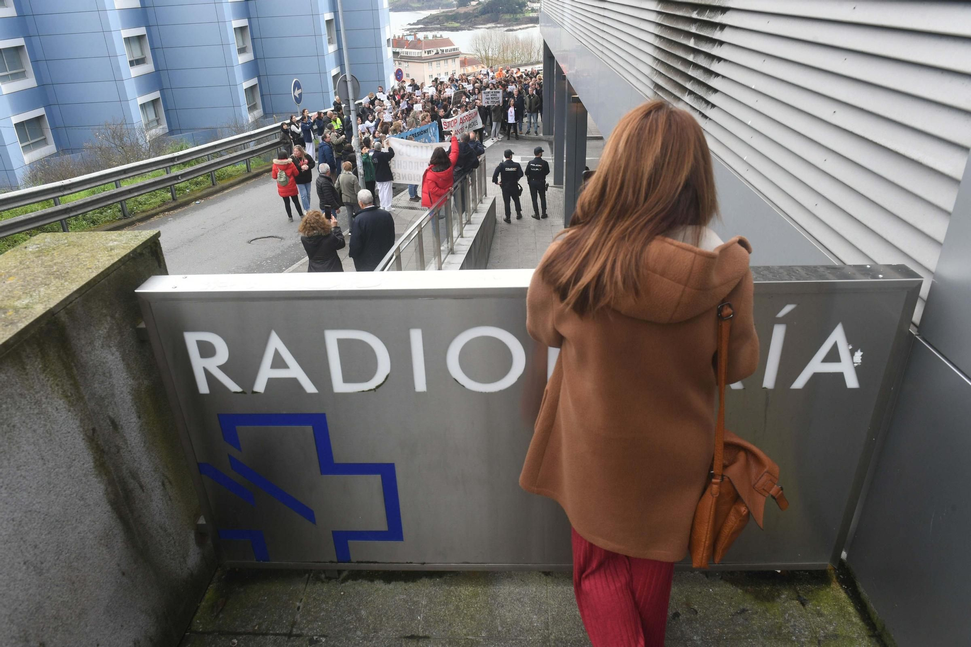 Protesta en el Chuac por agresiones a personal sanitario