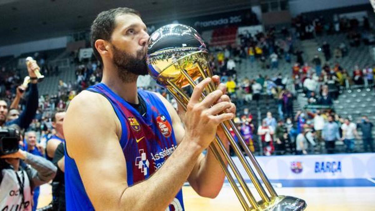 Mirotic y el Barça quiere levantar su tercera Copa consecutiva, ahora en Badalona.