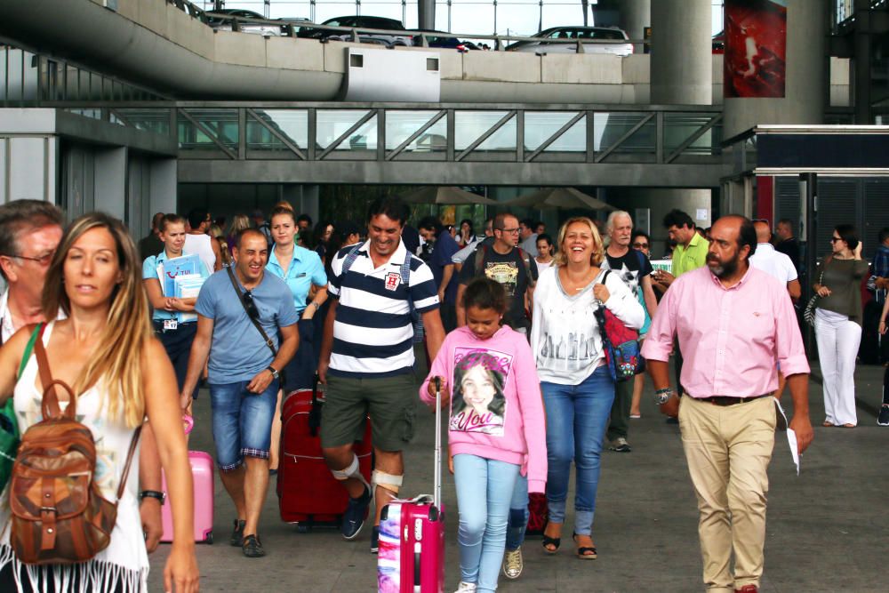 Operación retorno en el aeropuerto de Málaga