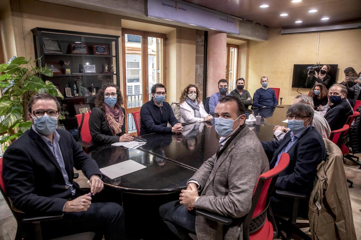 La plataforma Recuperem Palma se reúne con el alcalde de Palma, José ...