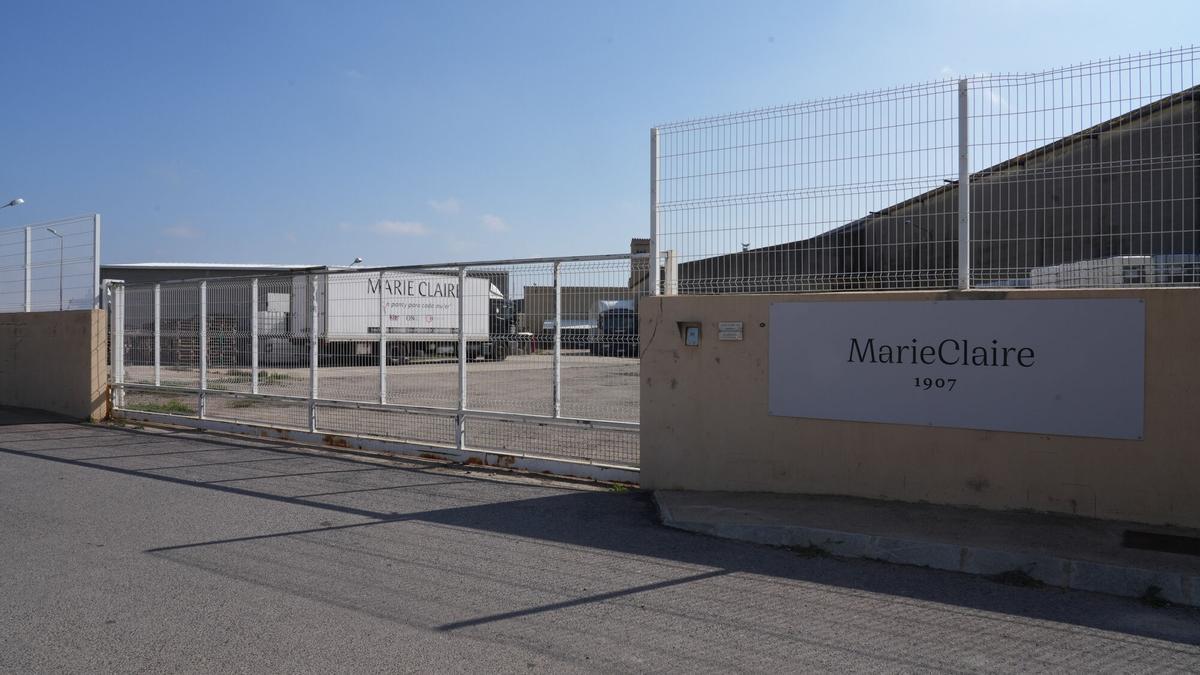 Fachada de la empresa Marie Claire en Vilafranca.