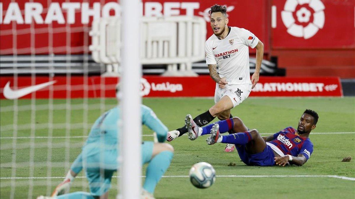 Marc André Ter Stegen ha sido clave en el empate del FC Barcelona en Sevilla