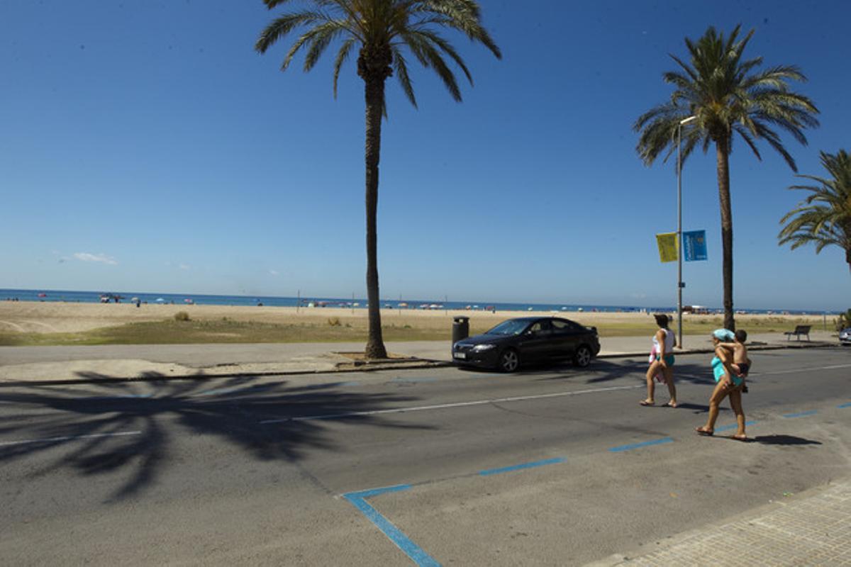 Una de las playas de Castelldefels.