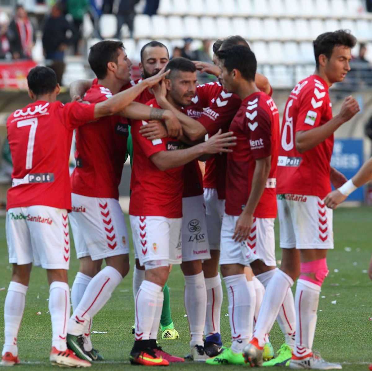 Víctor Curto, el último gran delantero del Real Murcia. | PEPE VALERO
