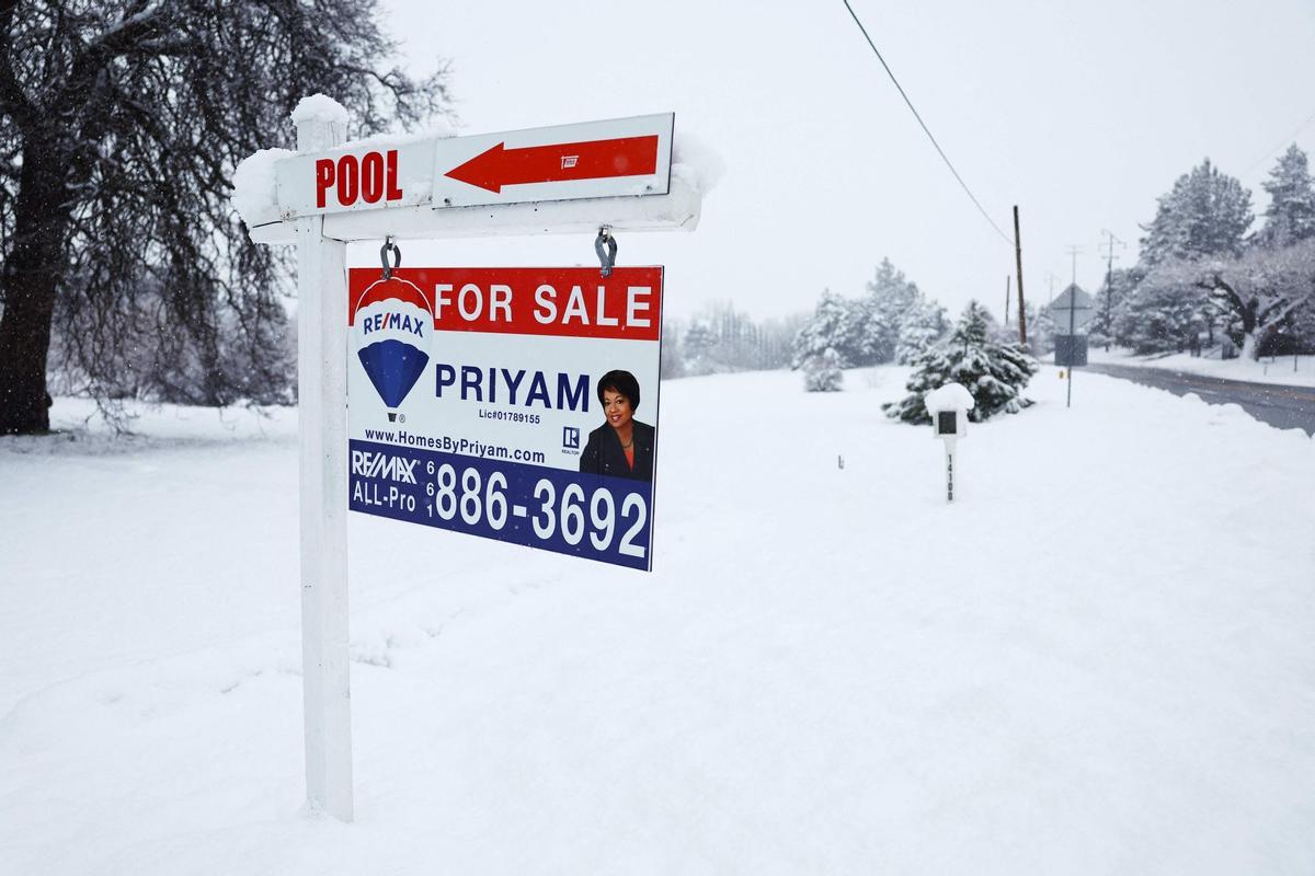 Fuertes nevadas en el sur de California