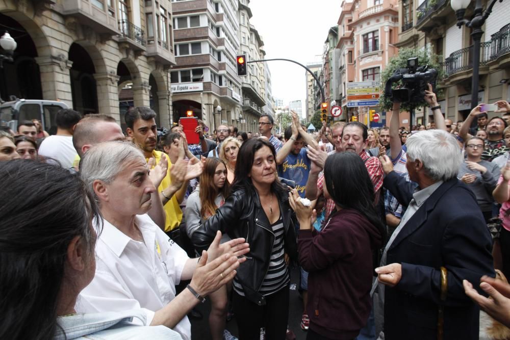 Concentración en Gijón