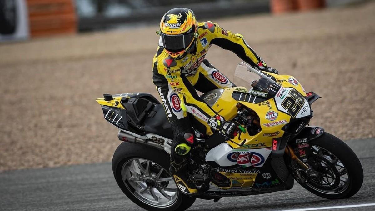 Iannone, en el campeonato de Superbikes