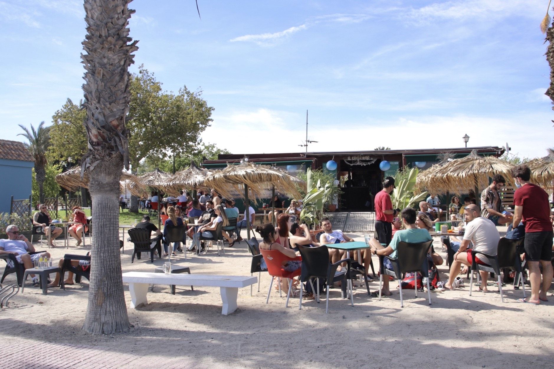 Así están las playas del Mar Menor en el primer fin de semana sin cierre perimetral