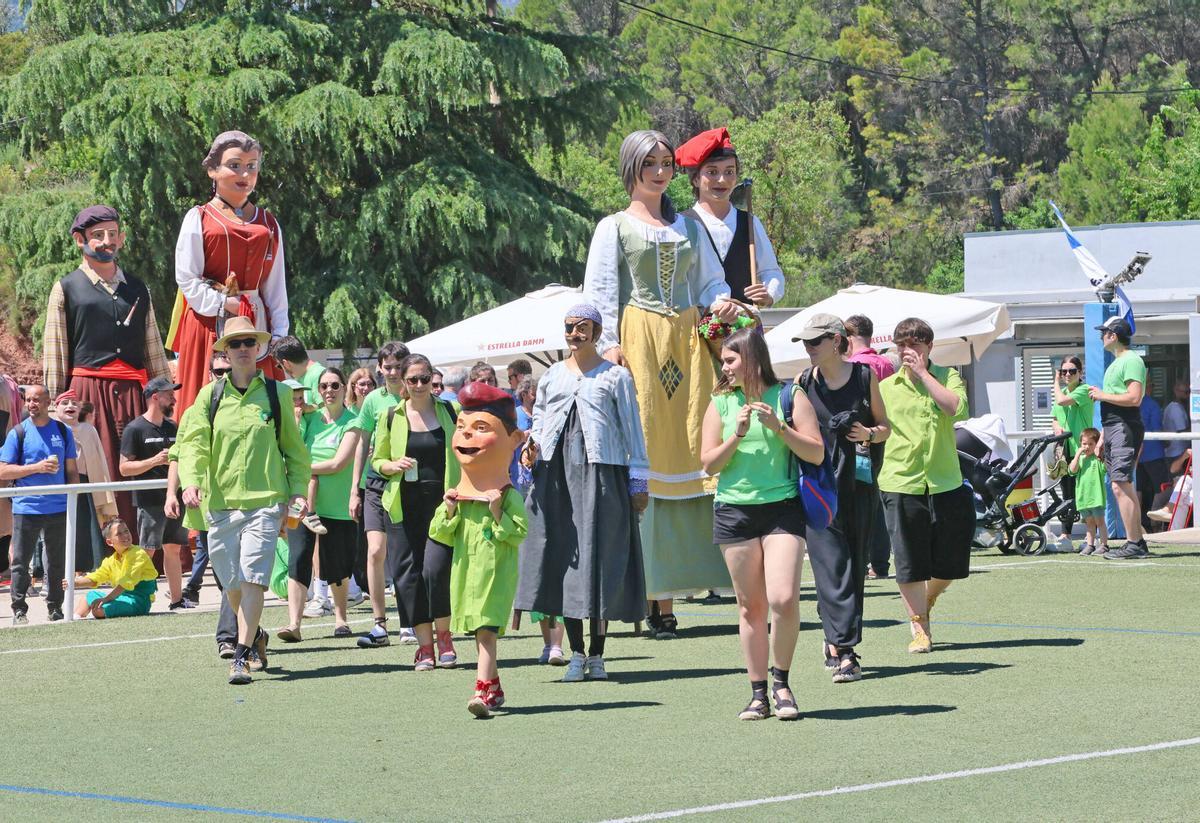 Les millors imatges de la 26a Trobada Gegantera Bages-Berguedà