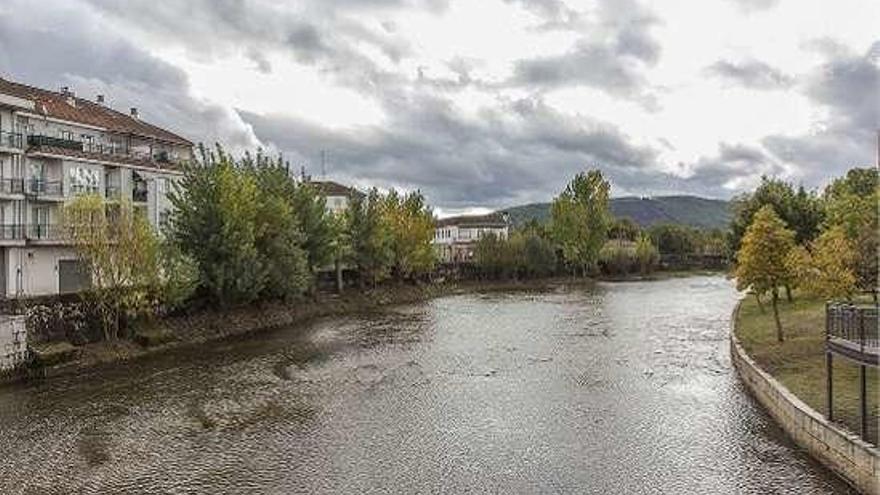 Río Támega en el casco urbano. // FdV