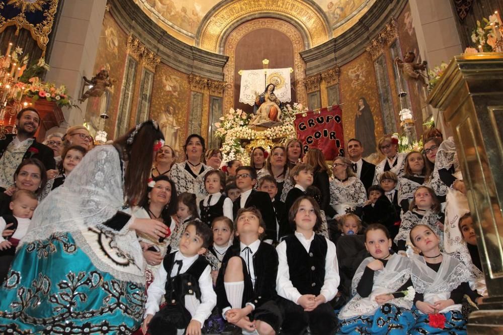 Ofrenda floral a la Virgen de la Caridad de Cartagena