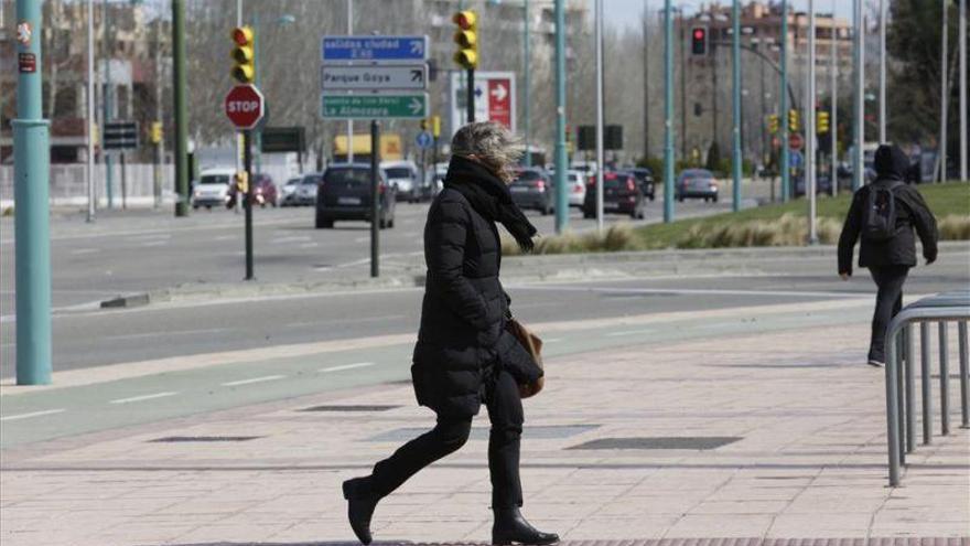 Rachas de viento fuertes en el Valle del Ebro y cotas altas del Pirineo