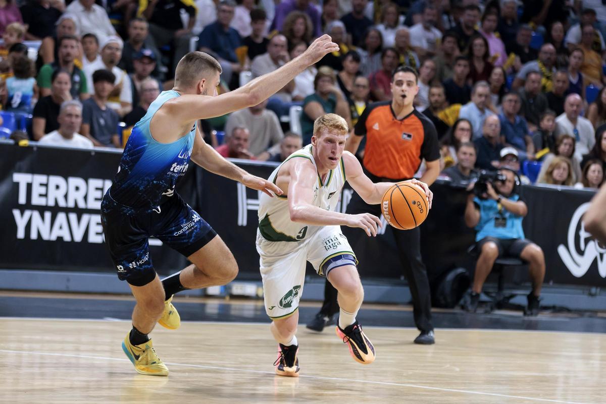 Imagen del partido de la primera vuelta jugado en Tenerife
