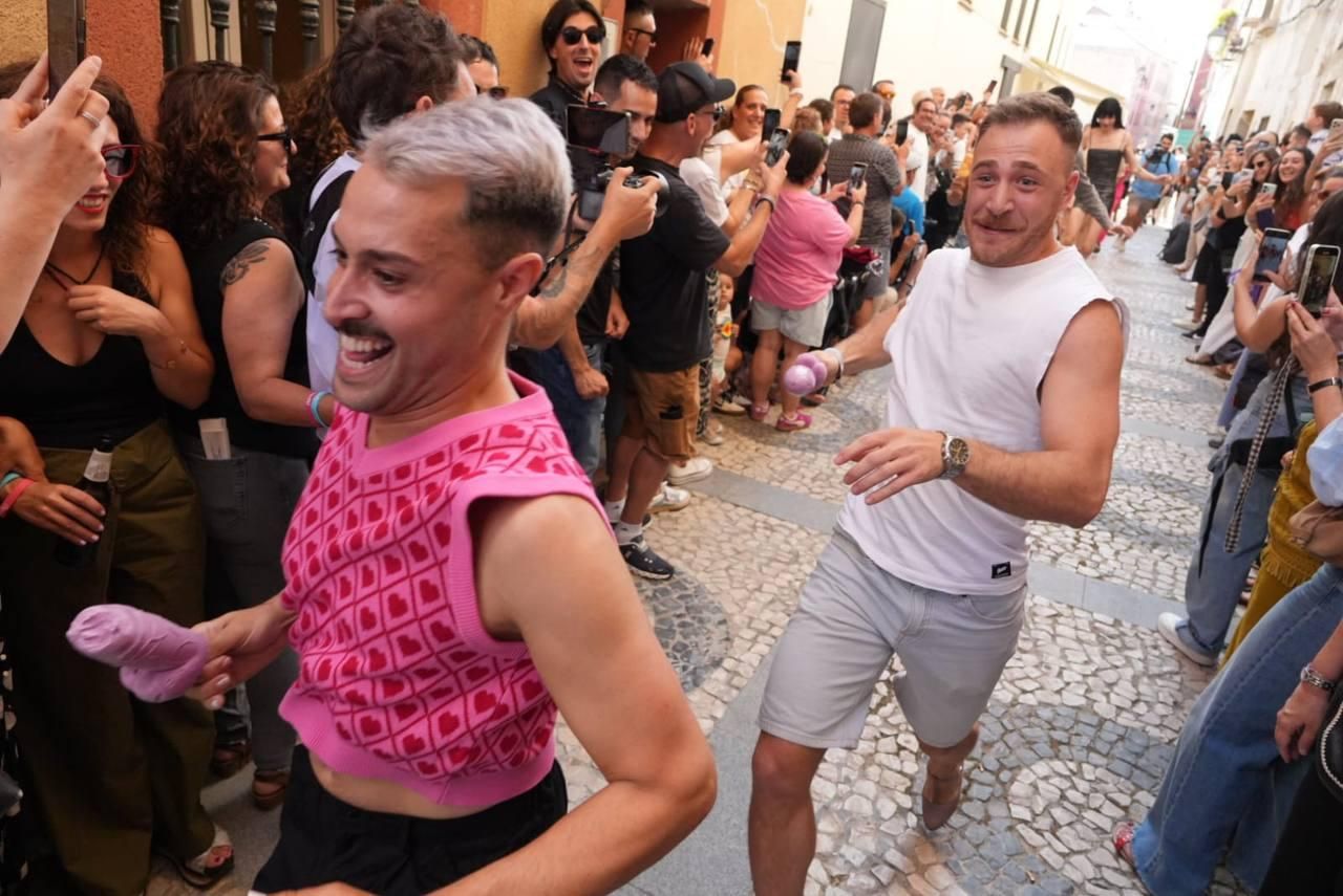 Así ha sido la carrera de tacones en Los Palomos de Badajoz