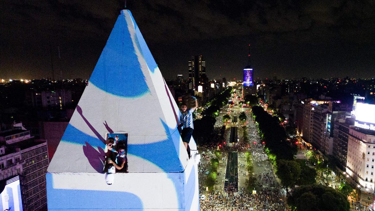 Argentina sale a la calle para celebrar el Mundial.