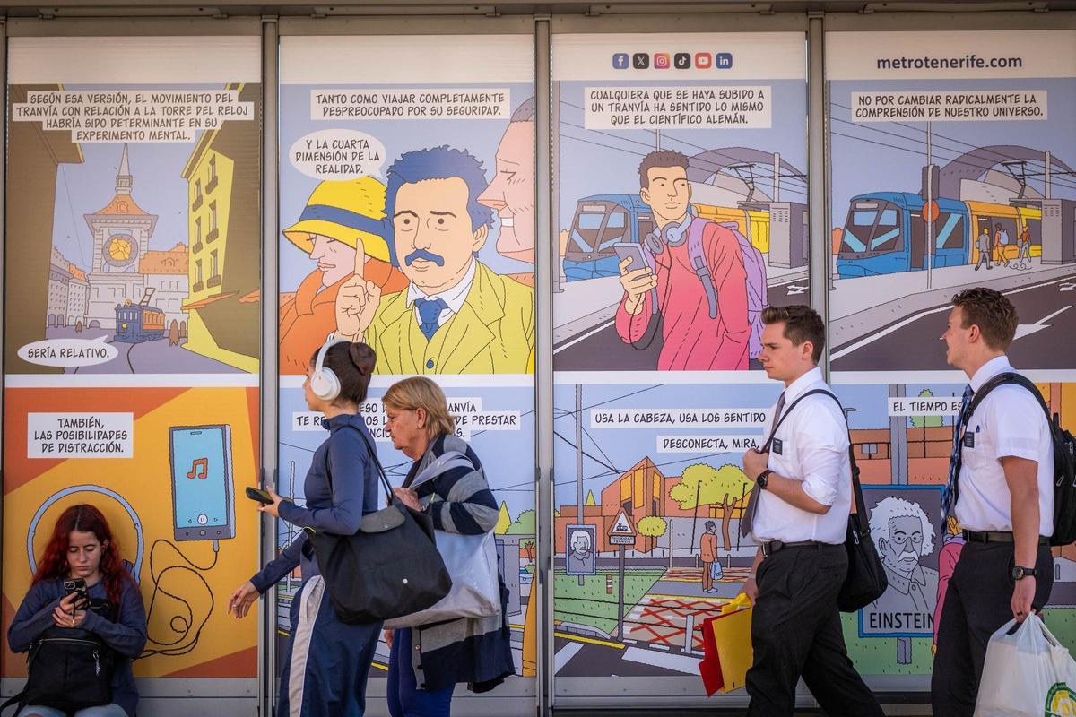 Un cómic para concienciar en el tranvía Un cómic para concienciar en el tranvía