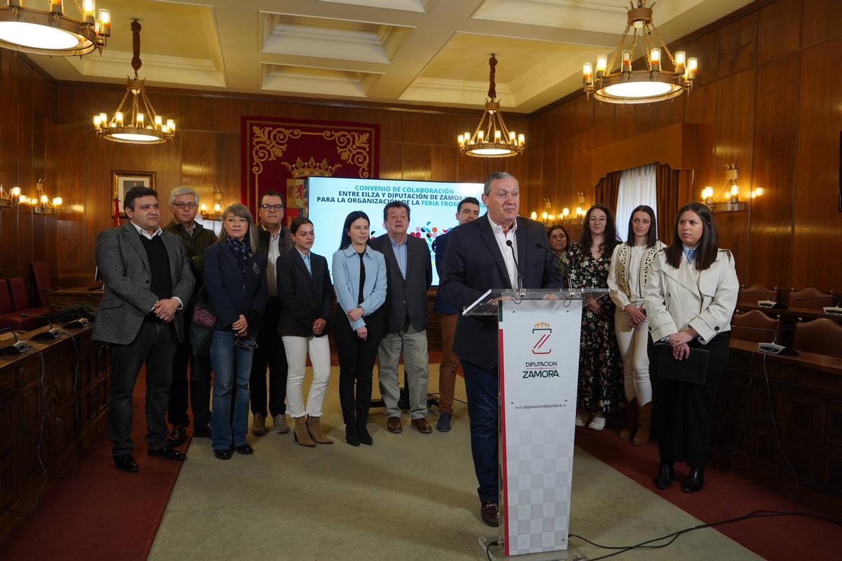 Zamora. Diputación. Convenio de colaboración que regula la subvención nominativa para la organización de la Feria del Queso Fromago 2024