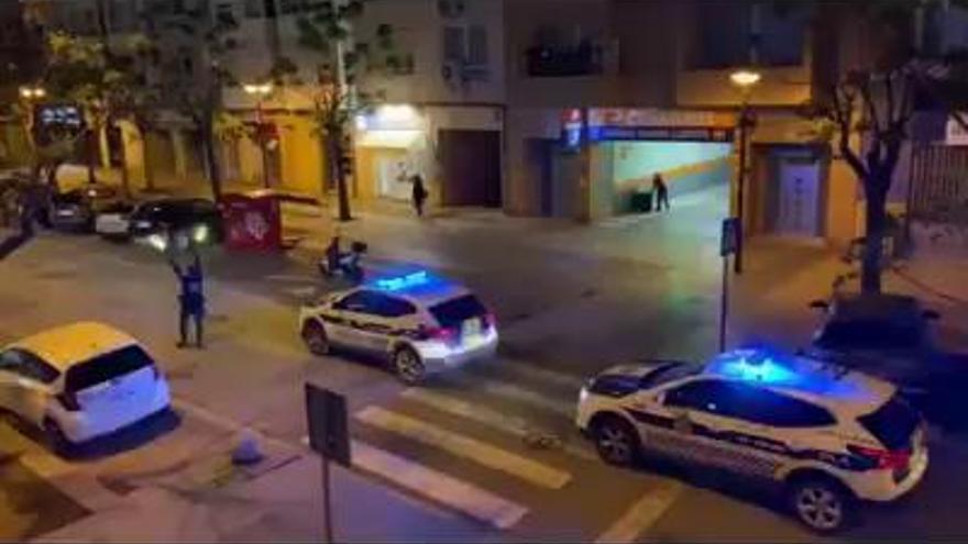 Se niega a pagar la cuenta del bar en Alboraia... y acaba agrediendo a dos agentes de la Policía Local
