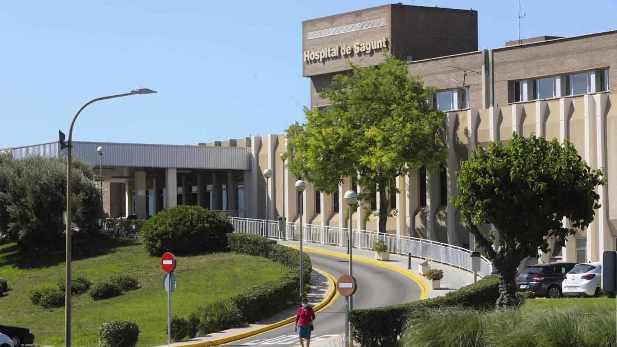 Fachada del Hospital comarcal de Sagunt