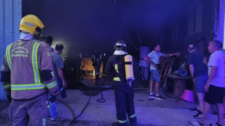 Nave en la que se originó el fuego.
