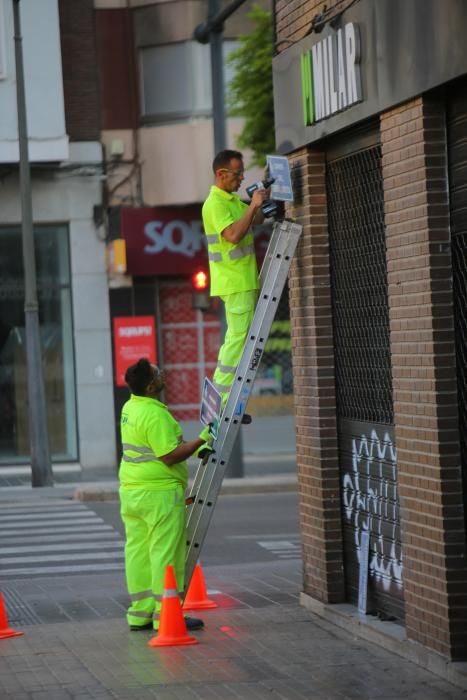 València cambia las placas de calles Franquistas