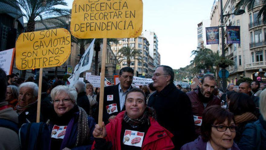 Imagen de archivo de una protesta por el copago