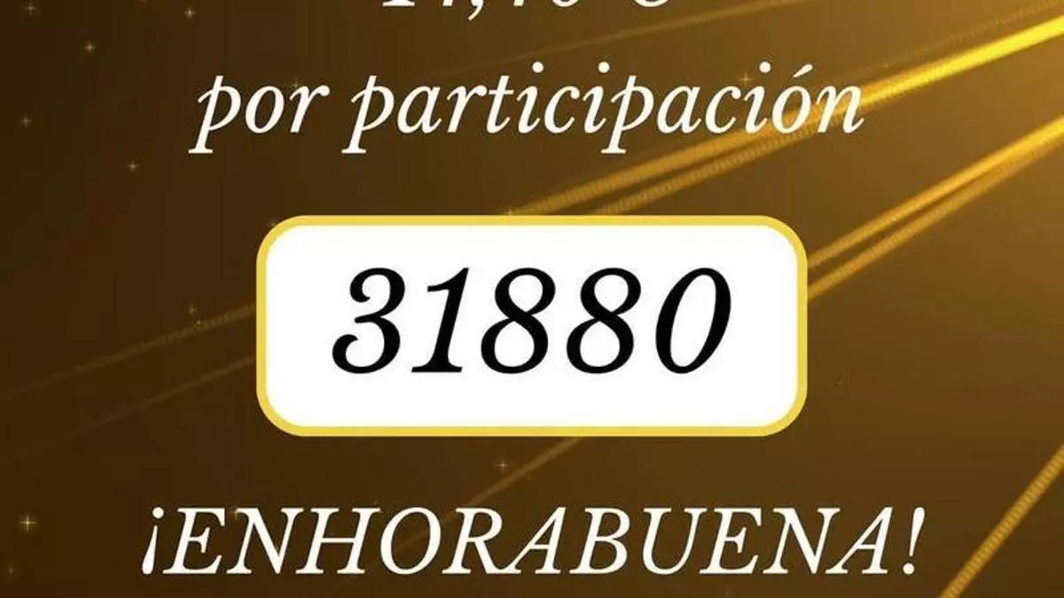 Lotería de Navidad: Alcer-Badajoz reparte casi 82.000 euros en la provincia