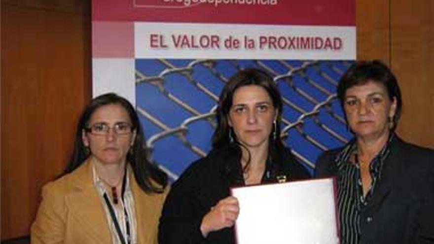 Coria, premiada por su labor en drogodependencia