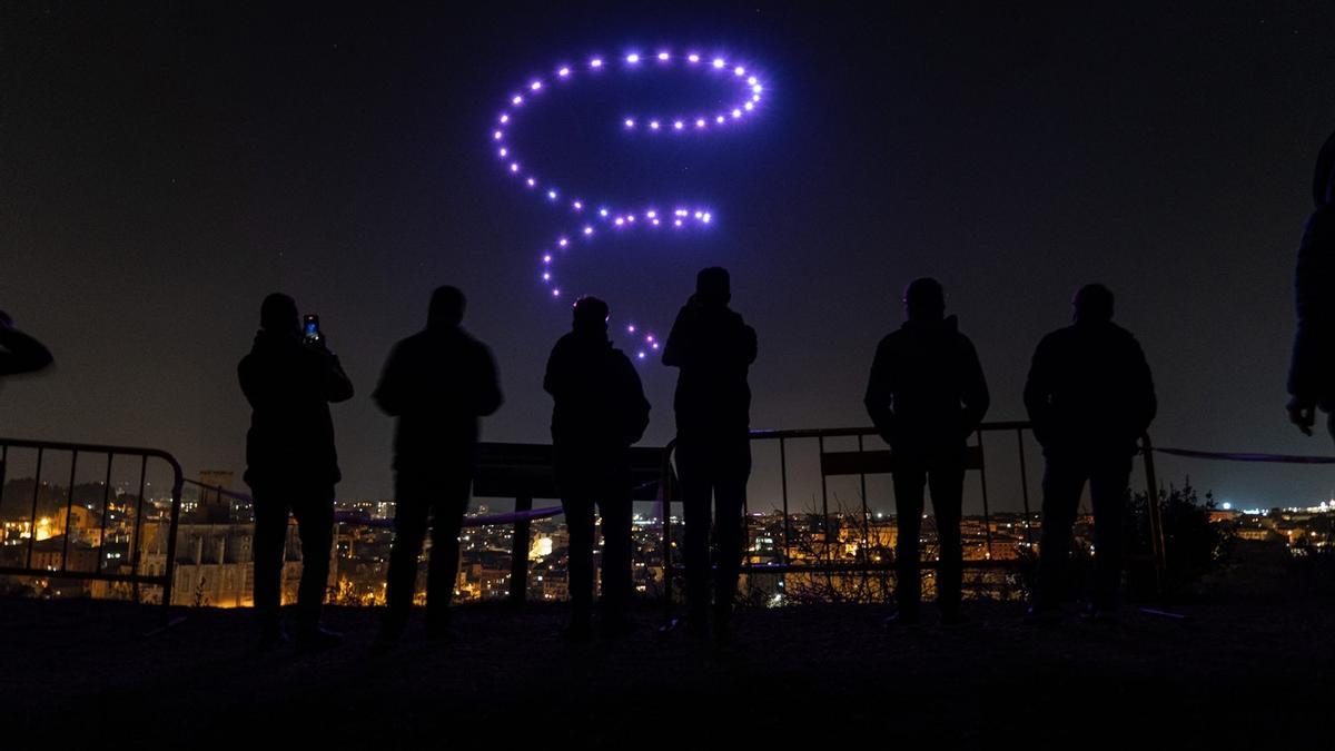 Un espectacle de l&#039;empresa Flock Drone Art