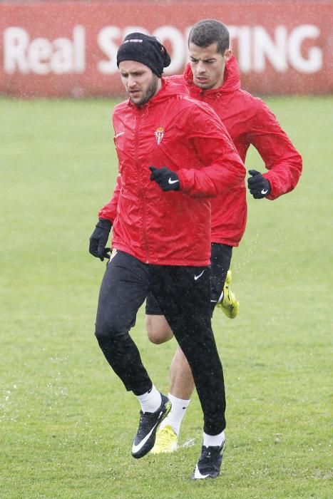 Entrenamiento del Real Sporting