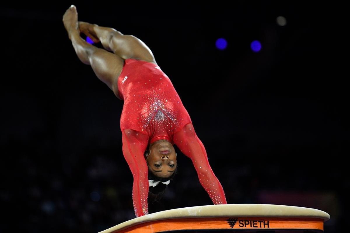 lmendiola50365829 us simone biles performs the vault during the apparatus fina191012193021