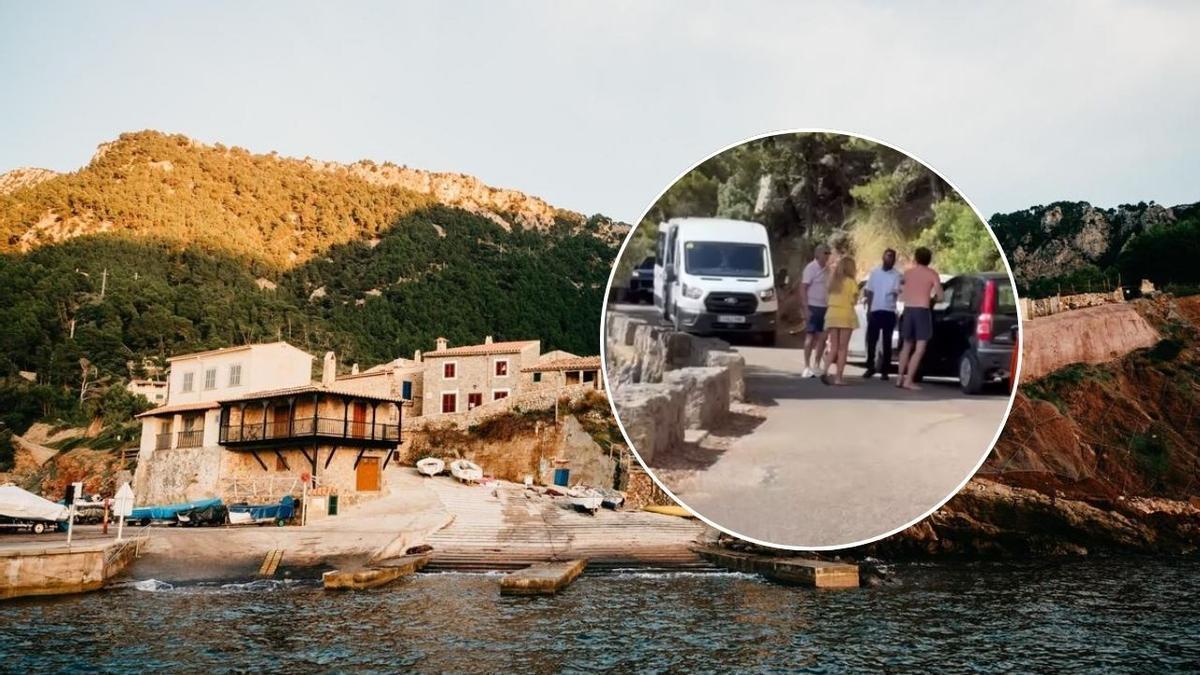 Un tenso cruce entre conductores en la carretera del Port de Valldemossa reabre el debate sobre la saturación turística