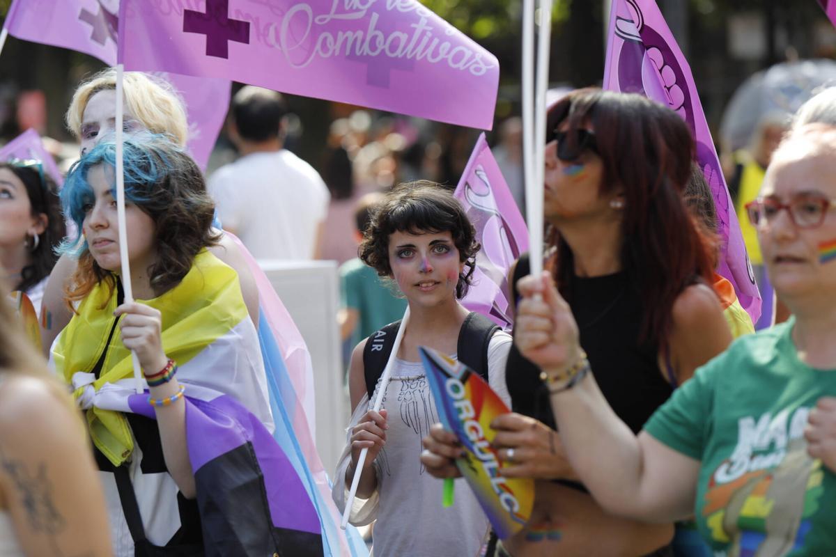 El desfile del Orgullo en Gijón, en imágenes