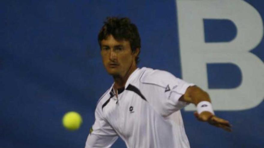 Juan Carlos Ferrero, en la pasada edición del tenis playa.