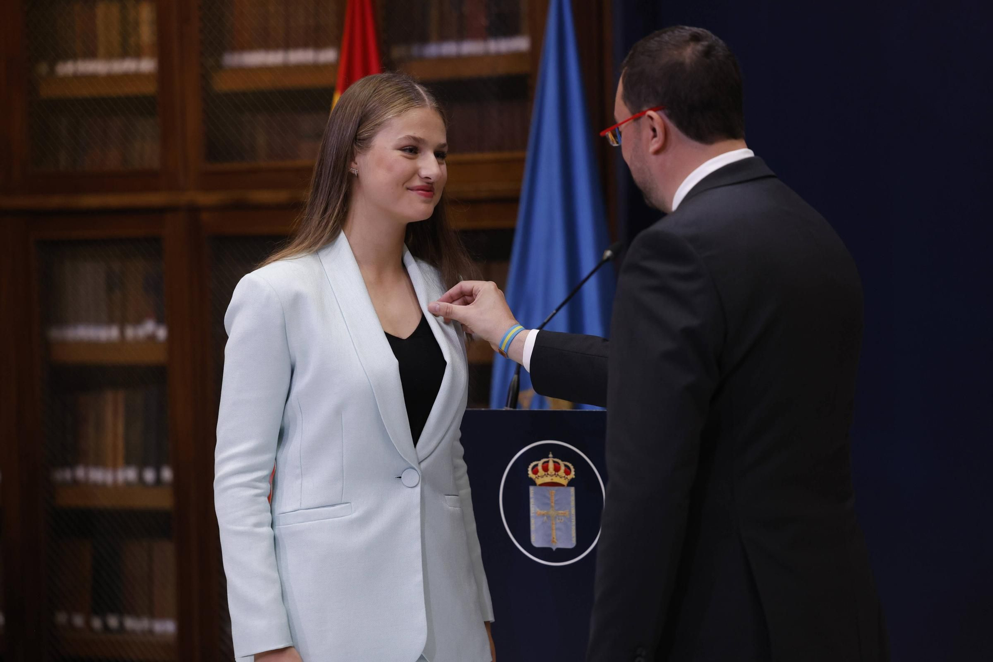La Princesa Leonor recibe la Medalla de Asturias y el título de Alcaldesa Honoraria de Oviedo.