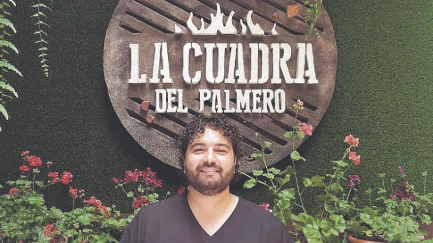 Airam Afonso, propietario del grupo gastronómico La Cuadra del Palmero.