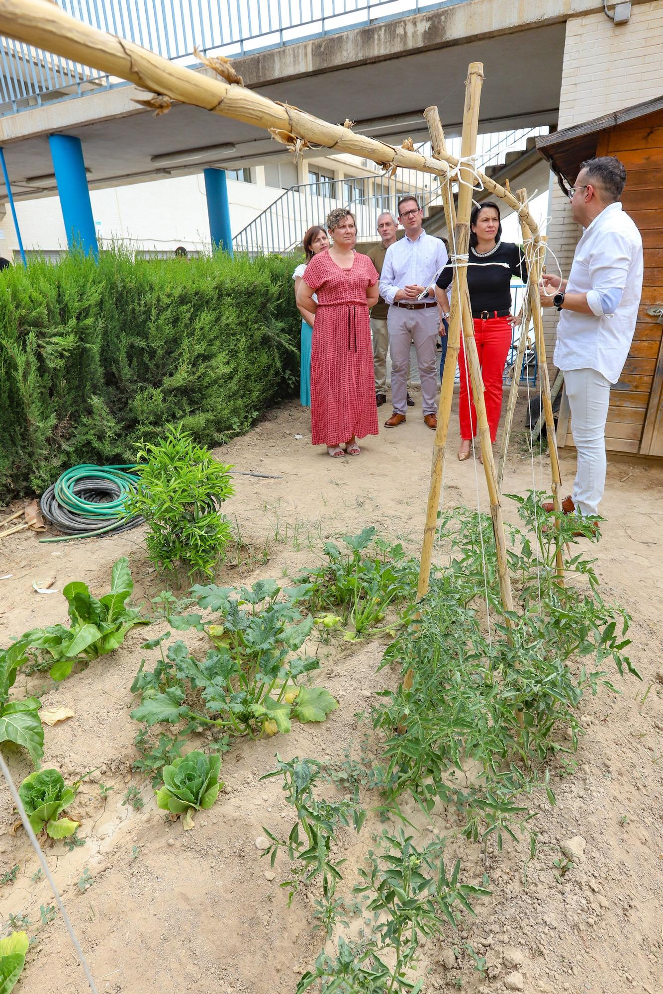 La consellera Raquel Tamarit visita el CEIP Manuel Riquelme de Hurchillo