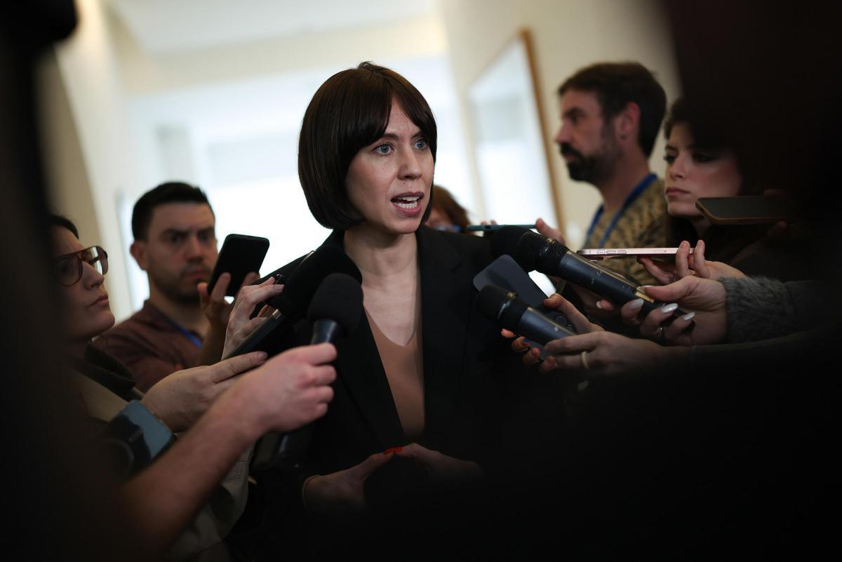 Diana Morant, en el Congreso este lunes.