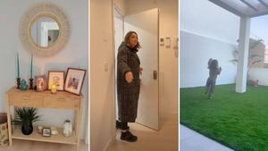 El refugio de Toñi Moreno en Málaga: una casa de colores neutros con una gran terraza y un minipiano para su hija Lola