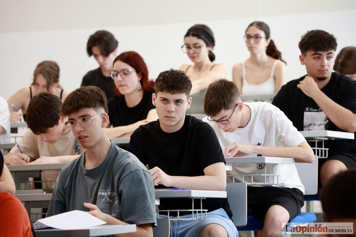 Primera jornada de la PAU en el campus de Espinardo