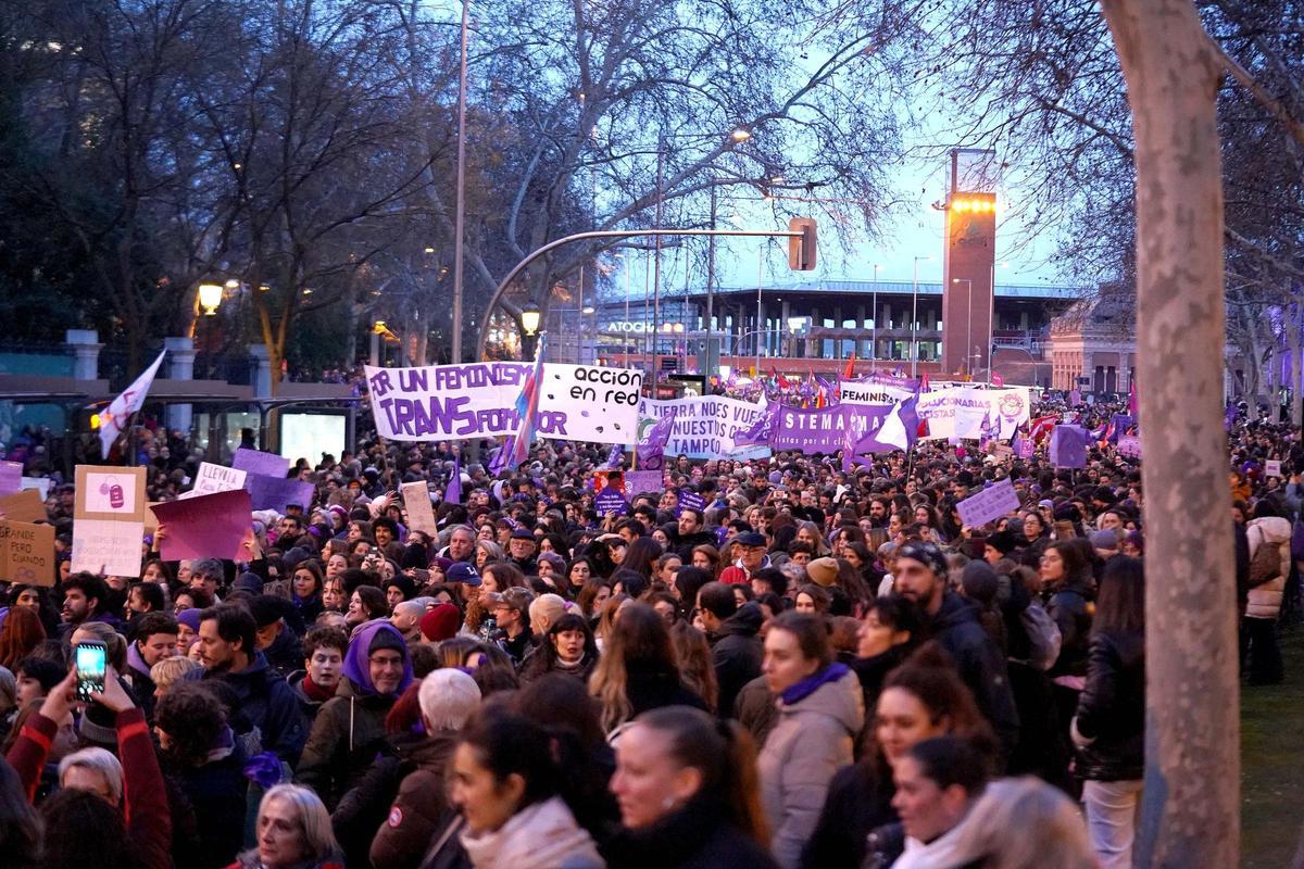 Madrid se moviliza el 8M, día internacional de la mujer