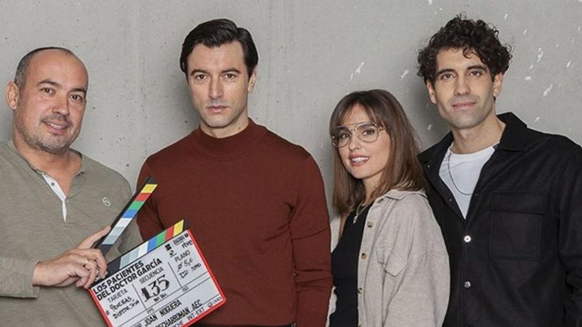 Joan Noguera, Javier Rey, Verónica Echegui y Tamar Novas.