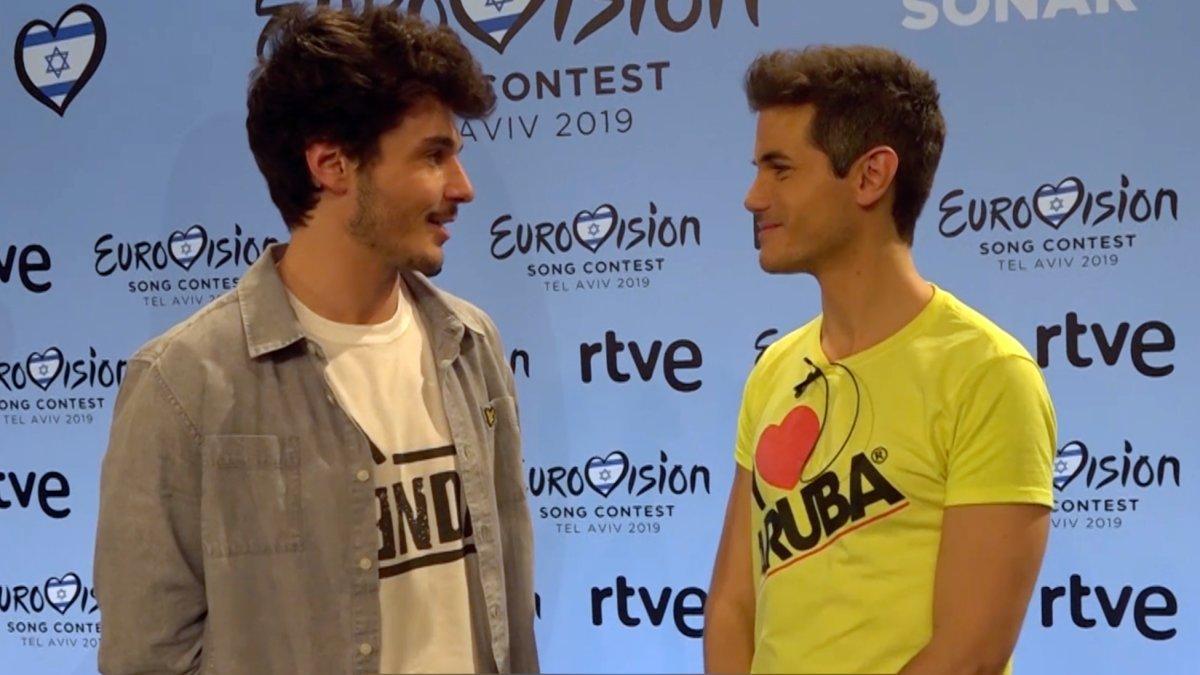 Miki Núñez, representante de España en Eurovisión 2019, y Ricky García