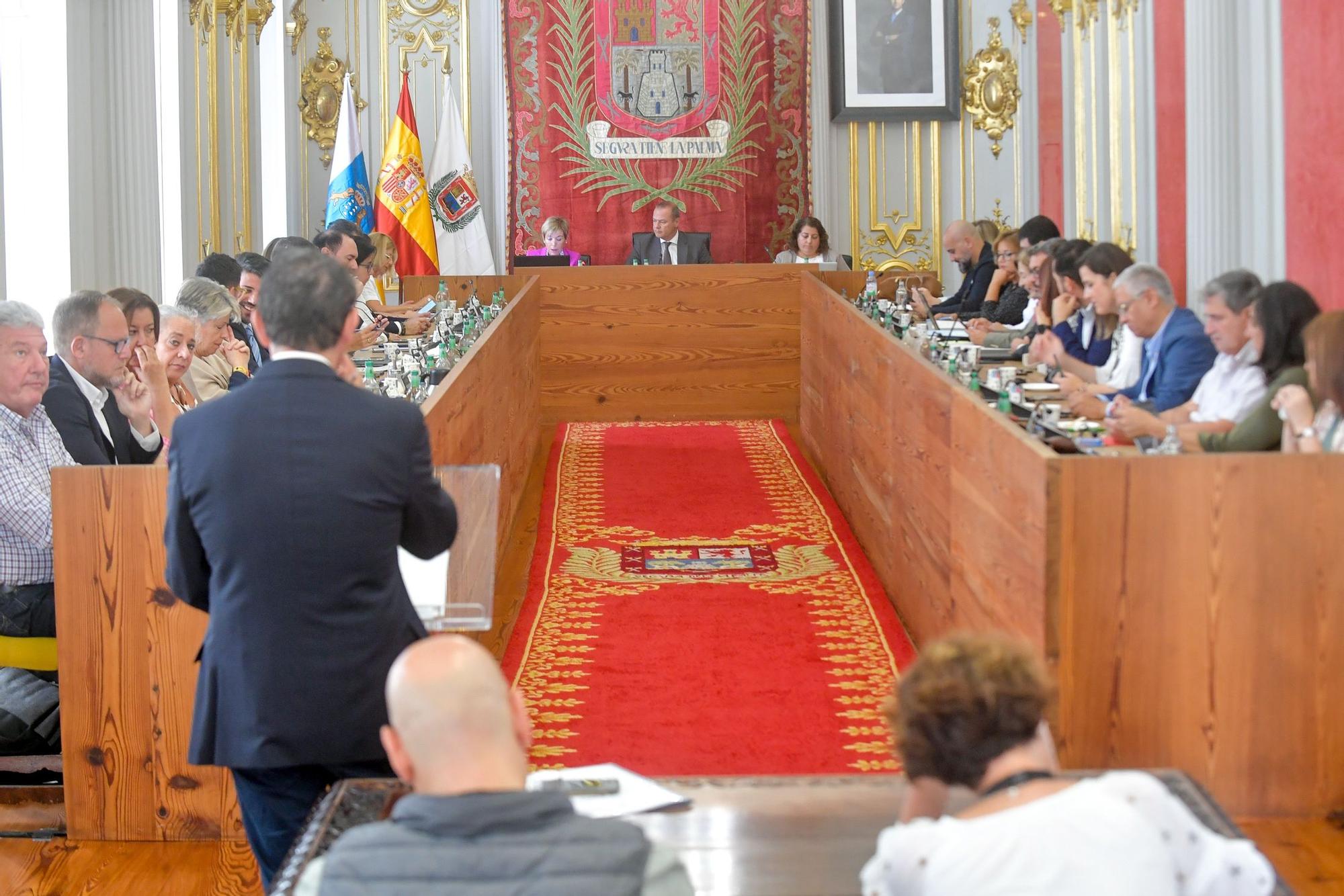 Último pleno del mandato 2019-2023 en el Ayuntamiento de Las Palmas de Gran Canaria