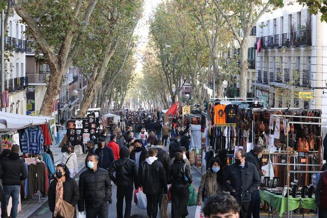 Reapertura del Rastro de Madrid