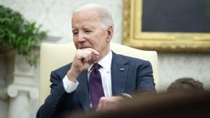 US President Joe Biden and Czech Republics Prime Minister Petr Fiala meet at Oval Office