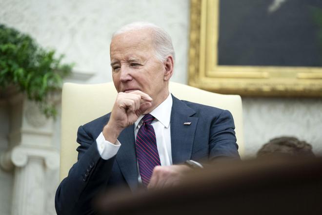 US President Joe Biden and Czech Republics Prime Minister Petr Fiala meet at Oval Office