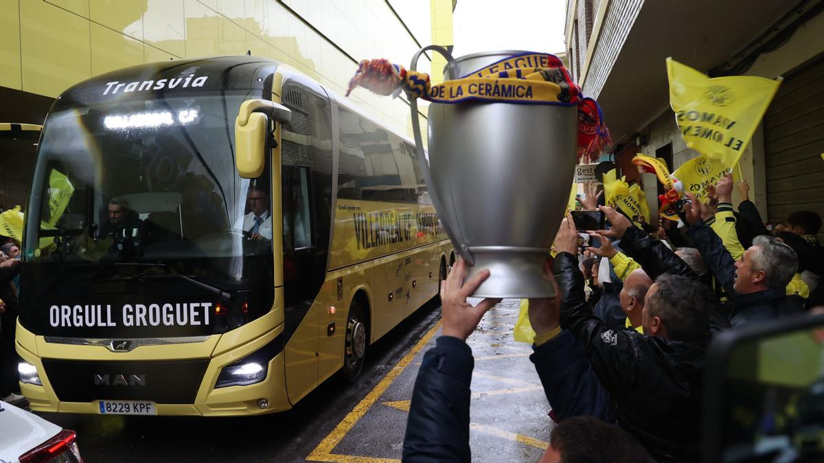 Los aficionados del Villarreal se desplazarán con autobuses sufragados por el club para animar al equipo en València ante el Hajduk Split.
