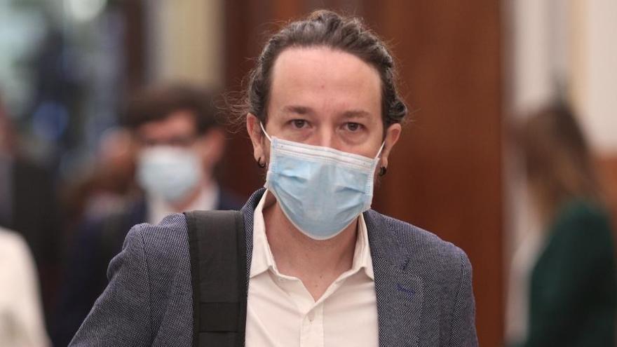 Iglesias se reunió con el Sindicato de Inquilinos de Cataluña.